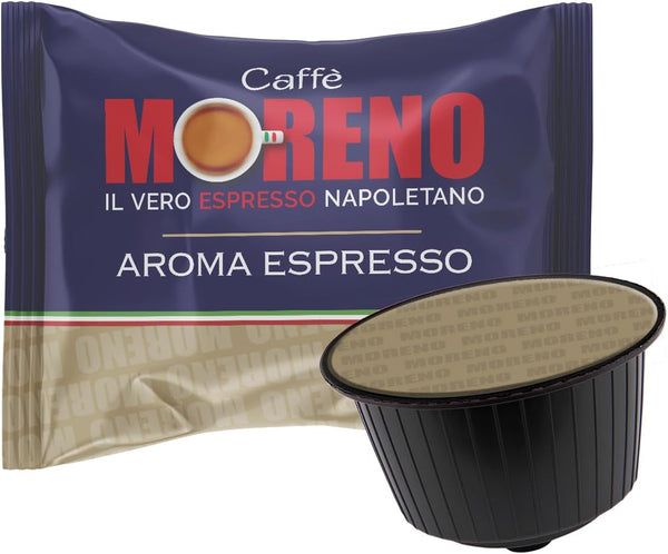 100 Capsule Caffè Moreno Miscela Espresso Bar Compatibile Dolce Gusto