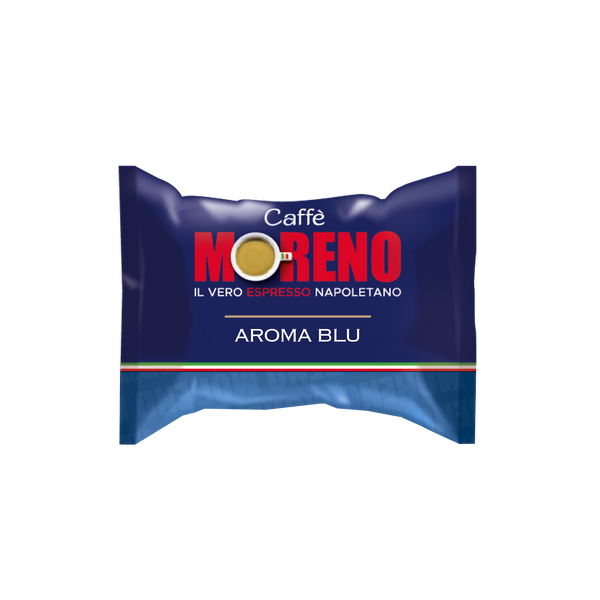 100 Capsule Caffè Moreno Miscela Blue Arome Compatibile A Modo Mio