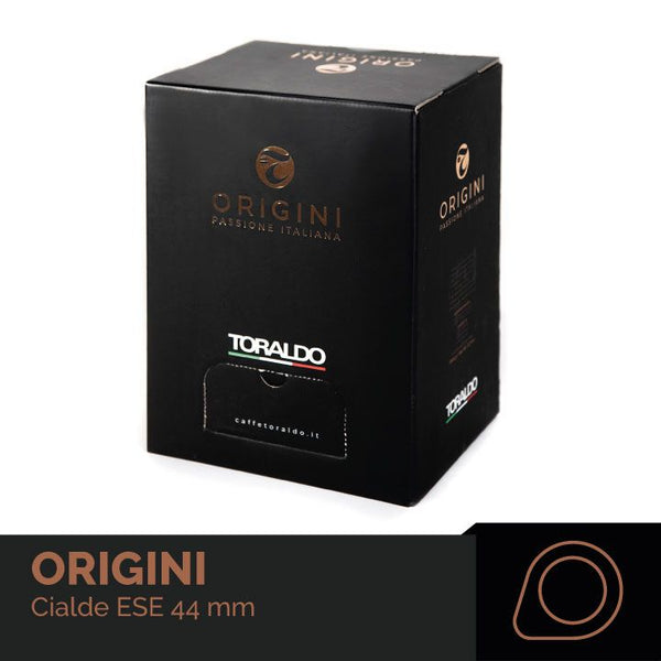 150 Cialde ESE 44mm Caffè Toraldo Miscela Origini