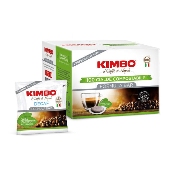 100 Kaffeepads Kimbo Blend Dek ESE 44mm