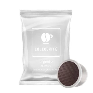 100 Nespresso-kompatible Lollo-Kaffeekapseln Silver Passionespresso-Mischung 