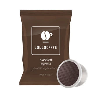 100 Capsule Lollo Caffè Compatibili Lavazza Espresso Point Miscela Classica Espresso
