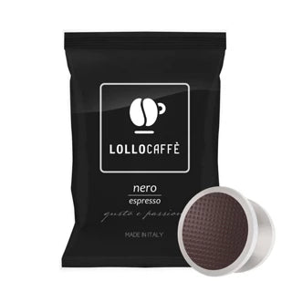 100 Nespresso-kompatible Lollo-Kaffeekapseln Passionespresso Black Blend