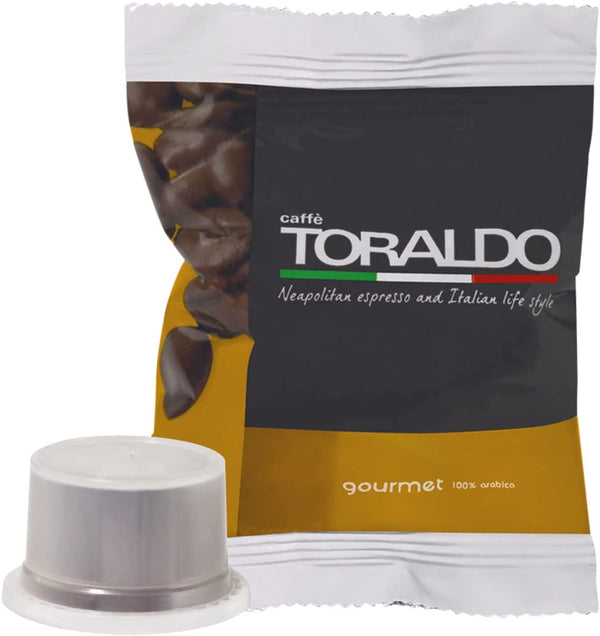 100 Kaffeekapseln Toraldo Gourmet Blend kompatibel mit einem System 