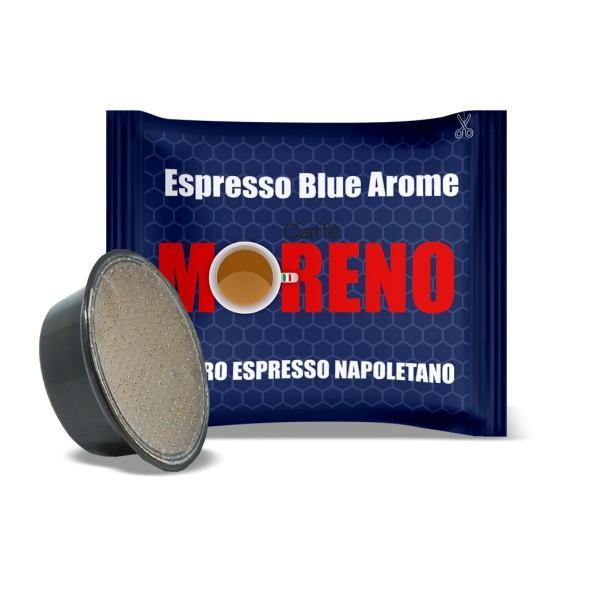100 CAPSULE CAFFE MORENO MISCELA BLUE AROME COMPATIBILI A MODO MIO - Sapore Caffè