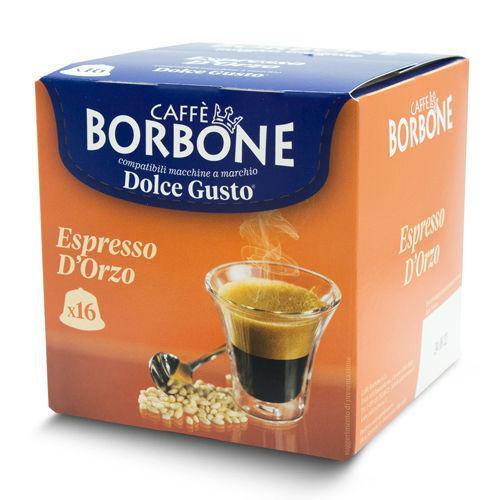 16 CAPSULE CAFFE BORBONE MISCELA ORZO COMPATIBILI DOLCE GUSTO® - Sapore Caffè