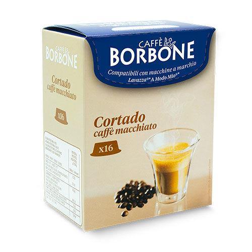 16 CAPSULE CAFFE BORBONE MISCELA CORTADO COMPATIBILI A MODO MIO® - Sapore Caffè
