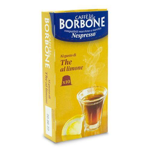 10 CAPSULE CAFFE BORBONE MISCELA THE' AL LIMONE COMPATIBILI NESPRESSO® - Sapore Caffè