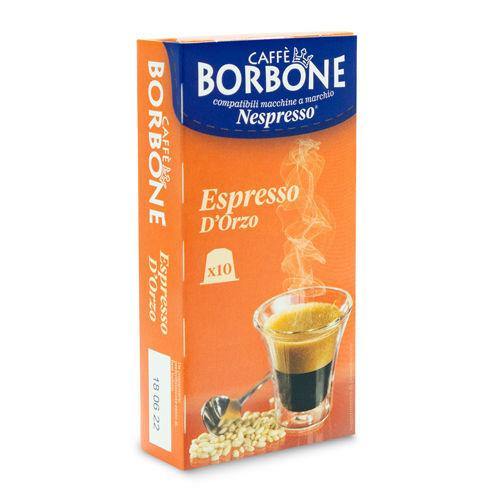 10 CAPSULE CAFFE BORBONE MISCELA ORZO COMPATIBILI NESPRESSO® - Sapore Caffè