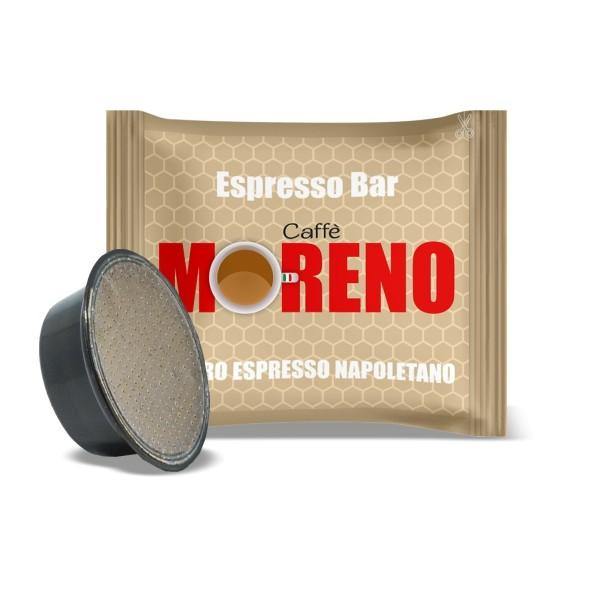 100 CAPSULE CAFFE MORENO MISCELA ESPRESSO BAR COMPATIBILE A MODO MIO - Sapore Caffè