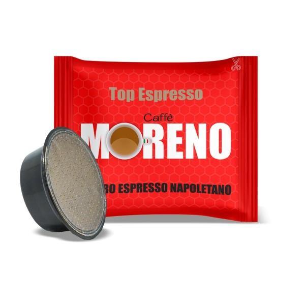 100 CAPSULE CAFFE MORENO MISCELA TOP ESPRESSO COMPATIBILE A MODO MIO - Sapore Caffè